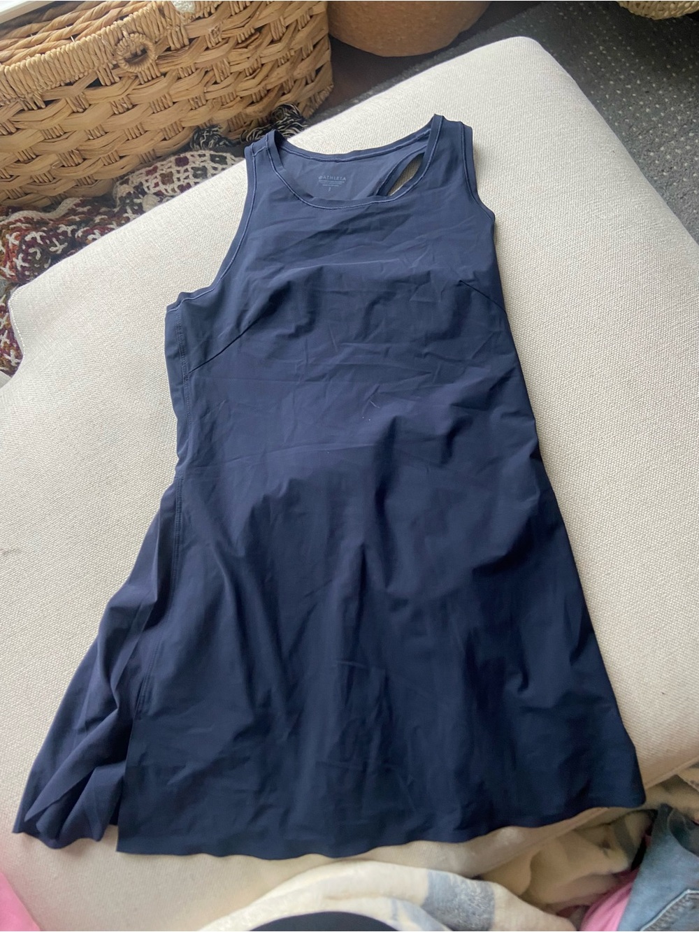 Athleta Navy Athletic Tank Dress